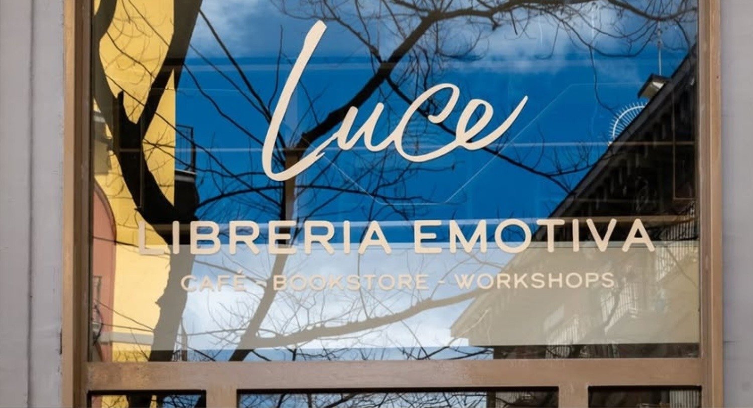 Storefront of Luce, Libreria Emotiva 