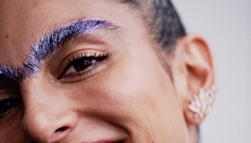 close-up of an eyebrow featuring TooD cosmetics